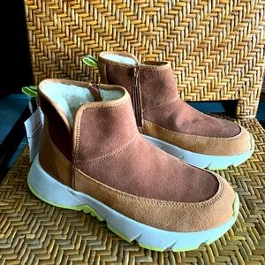 New NURTURE Faux Shearling Suede Boots